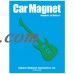 Electric Guitar Car Magnet Black   
